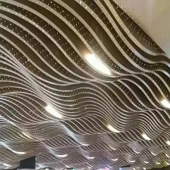 弧形方通天花吊頂工程案例